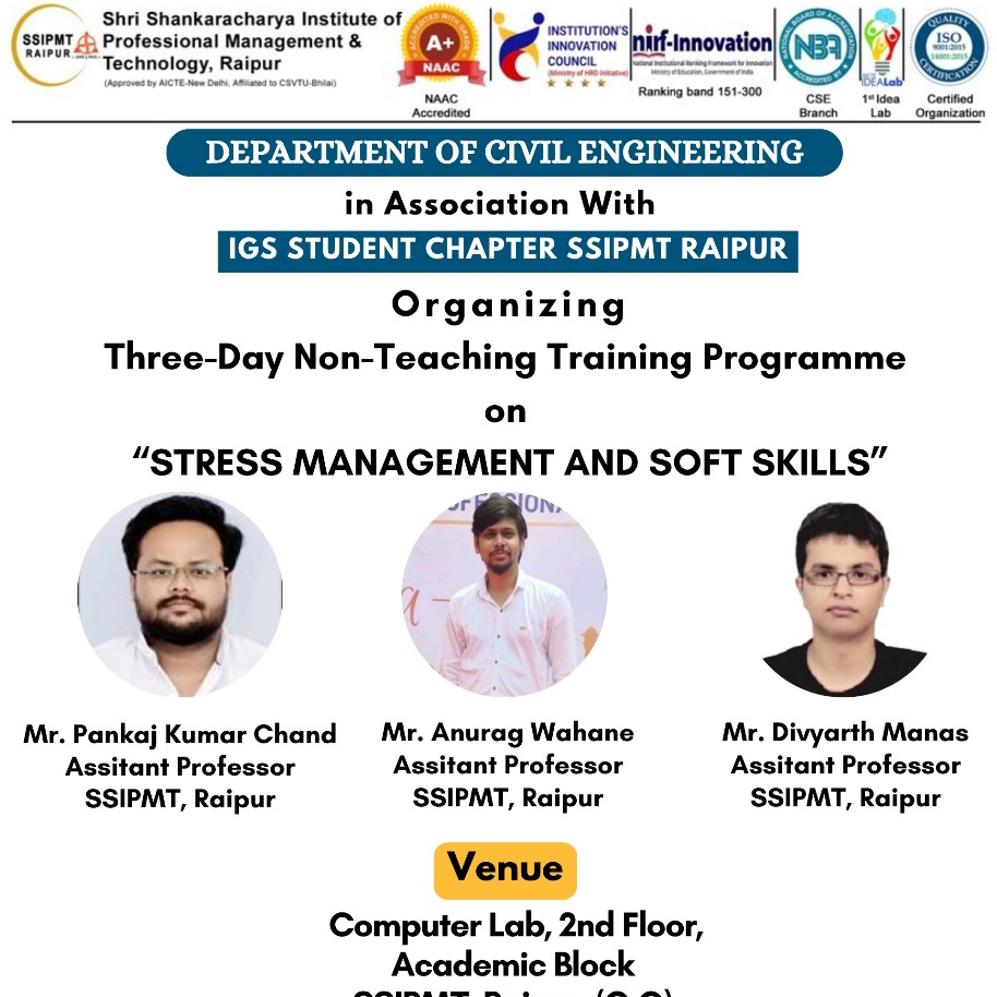 ACE & IGS Events, Civil Engineerign, SSIPMT Raipur