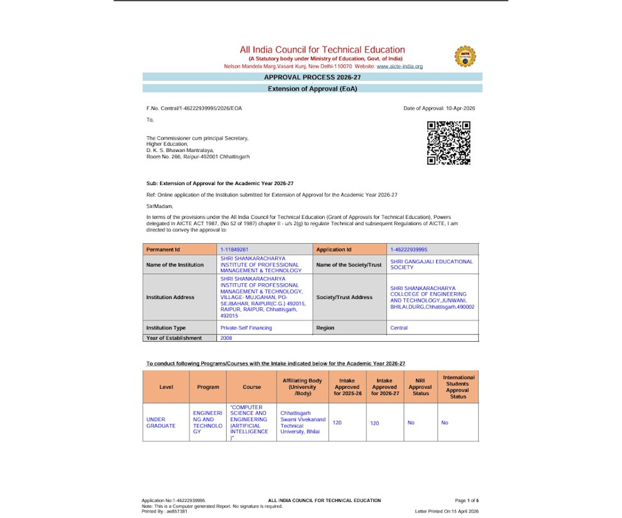 EOA Report SSIPMT, Raipur